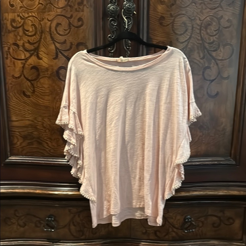 Cotton Bleu Women's Pink Top